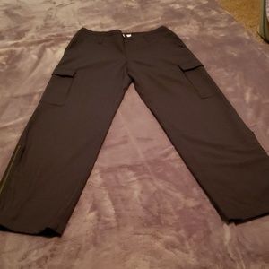 Armani Exchange Cargo Dress Pinstripe Pants